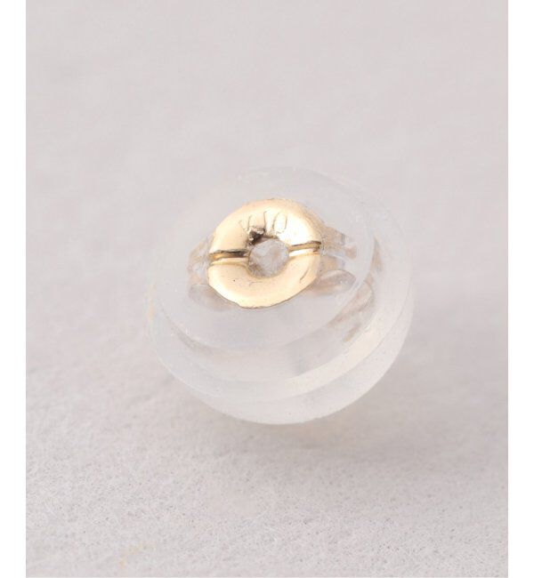 Lilas by Spick&Span「アコヤパールピアスチェーンイヤーカフ K10（片耳）」|ピアス|