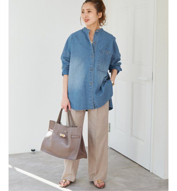 Spick and Span「《WEB限定追加》VIOLAd'ORO イタリアンWフェイスレザートートバッグ」|トートバッグ|