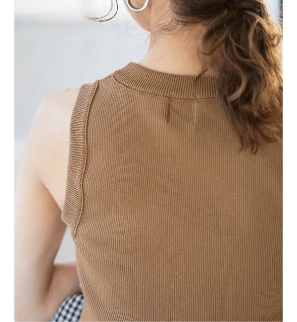 Spick and Span「《追加》18G リブニットタンク」|タンクトップ|