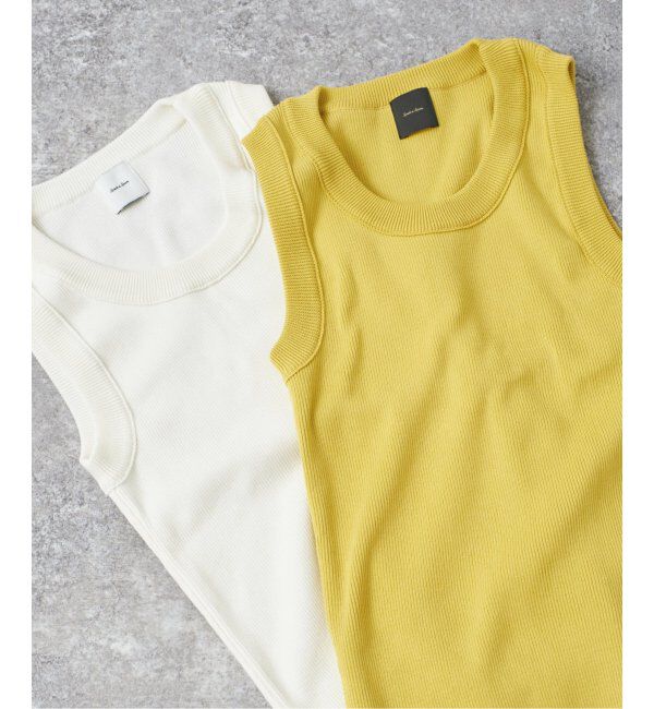 Spick and Span「《追加》18G リブニットタンク」|タンクトップ|