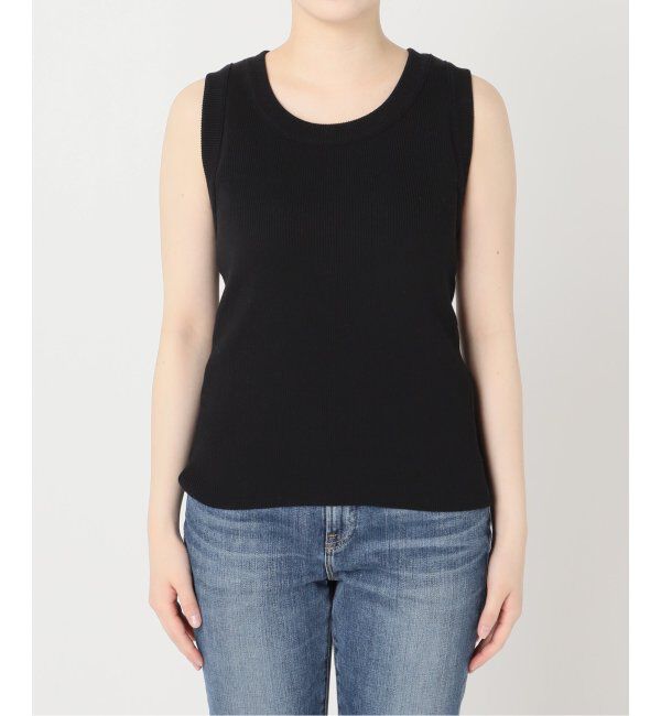 Spick and Span「《追加》18G リブニットタンク」|タンクトップ|