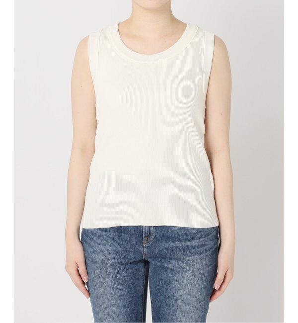 Spick and Span「《追加》18G リブニットタンク」|タンクトップ|