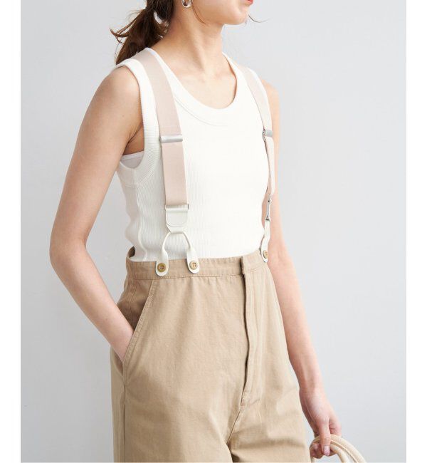 Spick and Span「《追加》18G リブニットタンク」|タンクトップ|