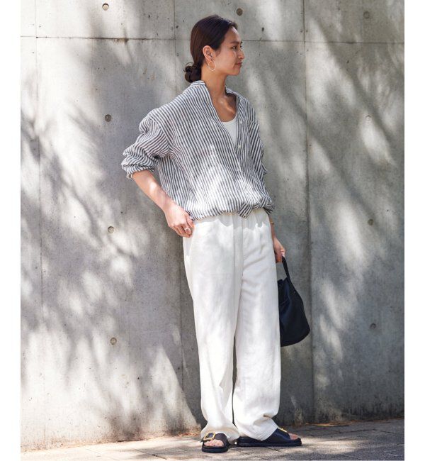 FRAMeWORK「≪追加≫フレンチリネンドロストシャツ 2」|シャツ・ブラウス|