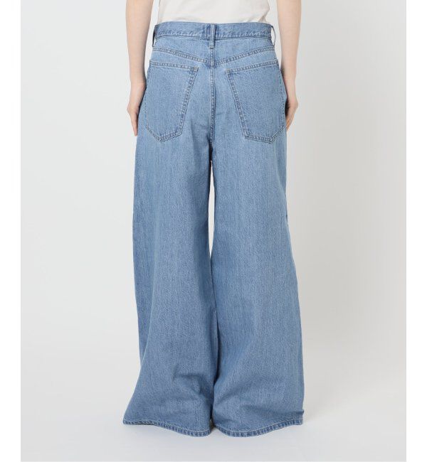 U by SPICK&SPAN「フローストルーズバレルレッグデニム」|デニム|