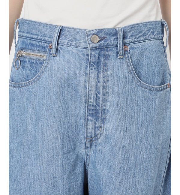 U by SPICK&SPAN「フローストルーズバレルレッグデニム」|デニム|