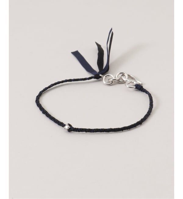 FRAMeWORK「PLOW/プラウ pure silk ブレスレット 1Dia」|ブレスレット・バングル|ブラック A