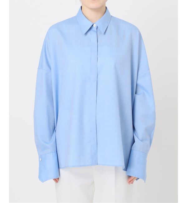 NOBLE「ELENI/エルニ ウールオックスワイドシャツ」|シャツ・ブラウス|