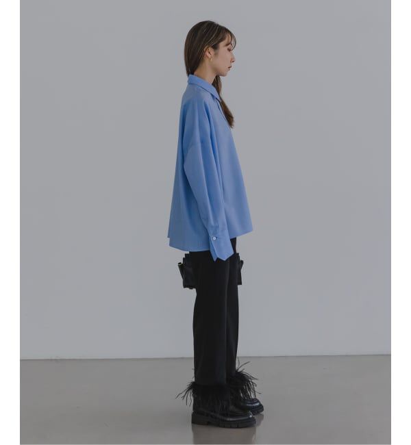 NOBLE「ELENI/エルニ ウールオックスワイドシャツ」|シャツ・ブラウス|
