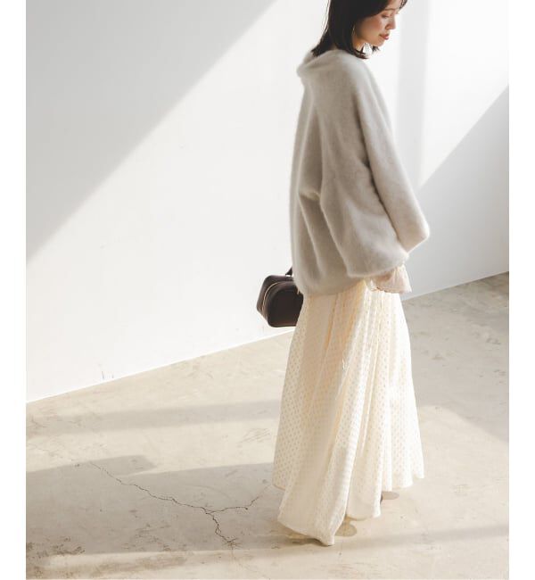 NOBLE「ラメカットジャガード2wayワンピース」|ワンピース|