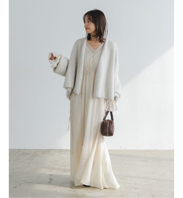 NOBLE「ラメカットジャガード2wayワンピース」|ワンピース|