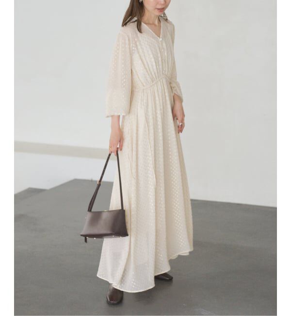 NOBLE「ラメカットジャガード2wayワンピース」|ワンピース|