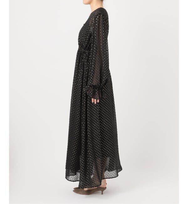 NOBLE「ラメカットジャガード2wayワンピース」|ワンピース|