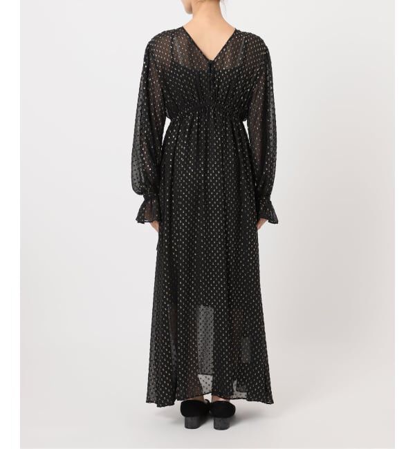 NOBLE「ラメカットジャガード2wayワンピース」|ワンピース|