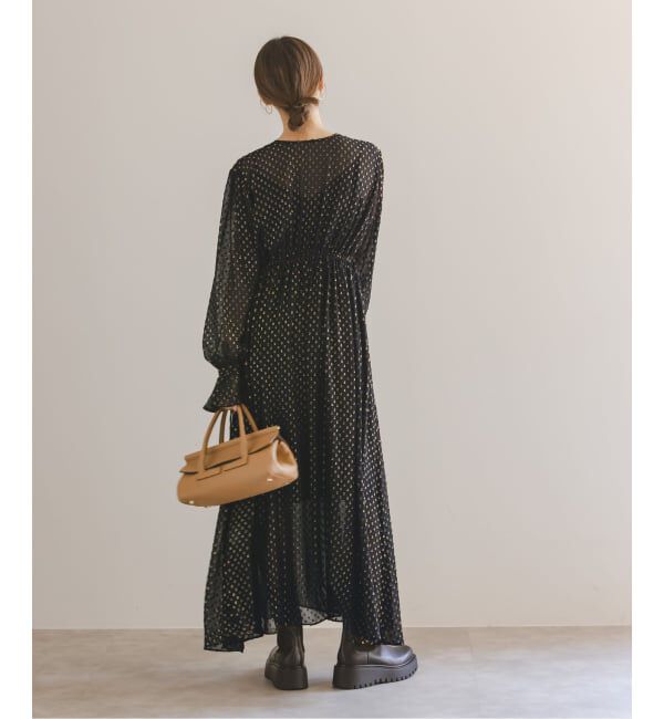 NOBLE「ラメカットジャガード2wayワンピース」|ワンピース|
