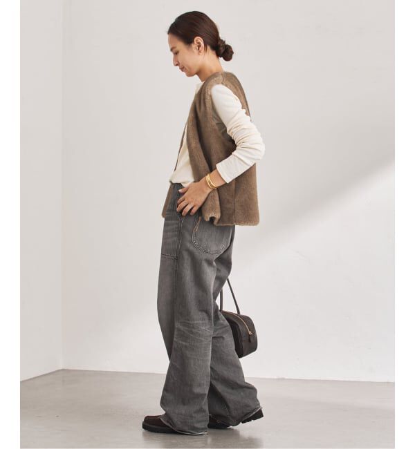 FRAMeWORK「フェイクファーライナーベスト」|ダウンベスト・ベスト|