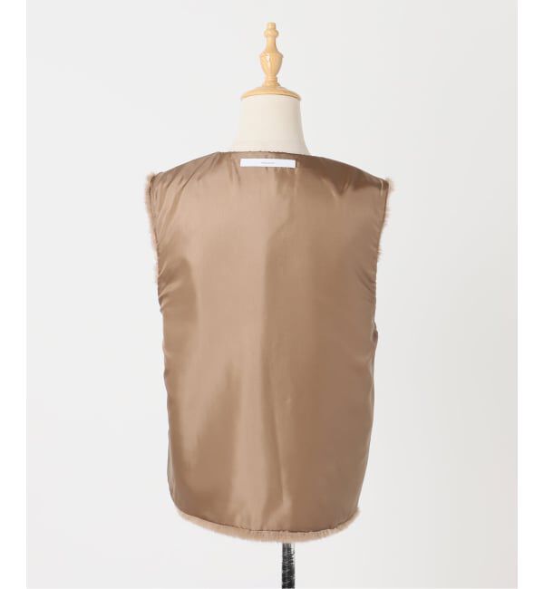 FRAMeWORK「フェイクファーライナーベスト」|ダウンベスト・ベスト|