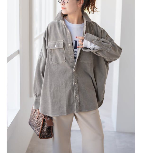 Spick and Span「RED CARD TOKYO / レッドカード トーキョー 別注Malibu*」|シャツ・ブラウス|グレーA