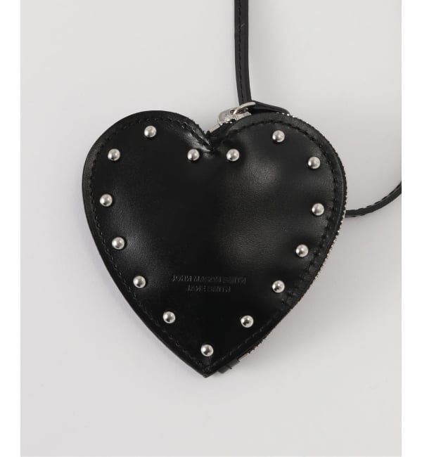 FRAMeWORK「JANE SMITH/ジェーンスミス COW LEATHER STUDS HEART COIN」|ポーチ|