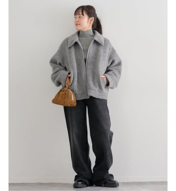 U by SPICK&SPAN「《追加》リブタートルニット」|ニット・セーター|