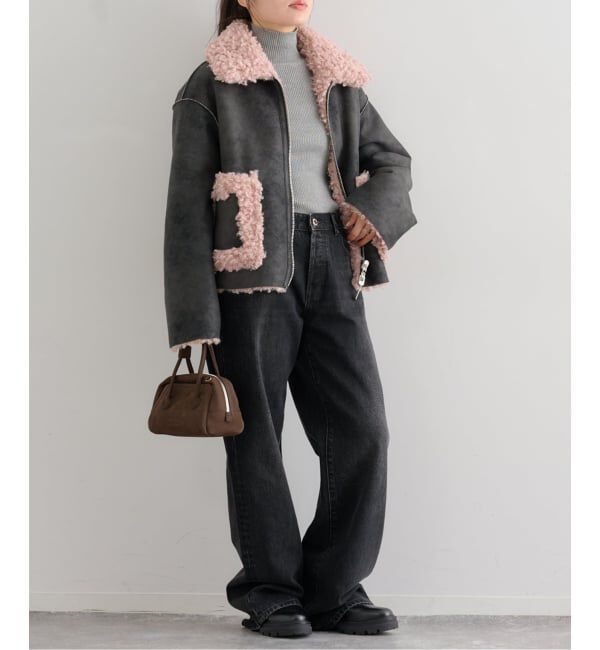 U by SPICK&SPAN「《追加》リブタートルニット」|ニット・セーター|