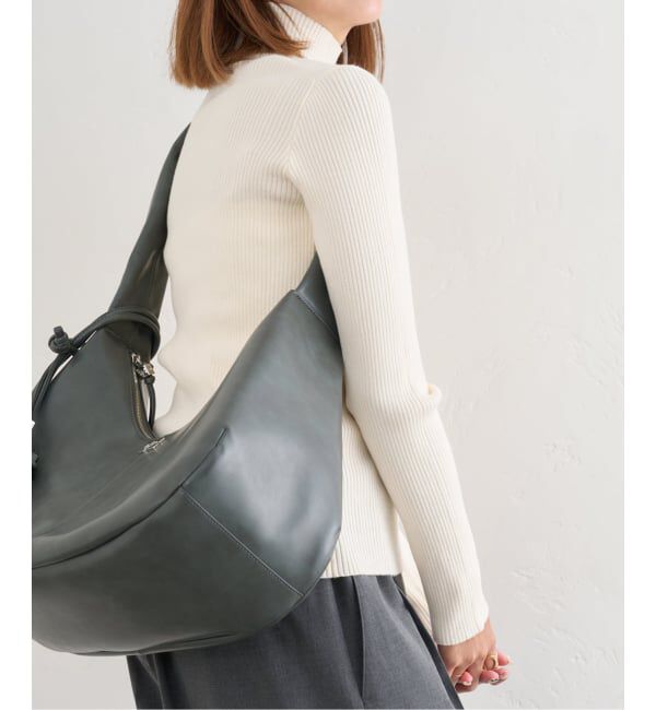 U by SPICK&SPAN「《追加》リブタートルニット」|ニット・セーター|