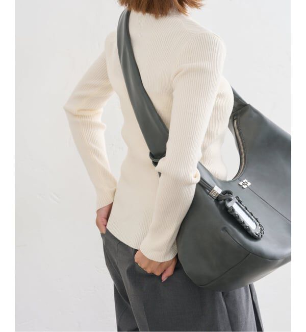 U by SPICK&SPAN「《追加》リブタートルニット」|ニット・セーター|