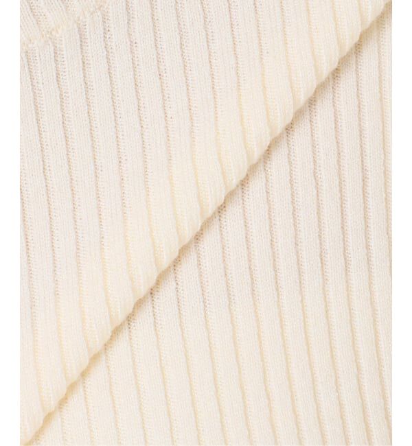 U by SPICK&SPAN「《追加》リブタートルニット」|ニット・セーター|