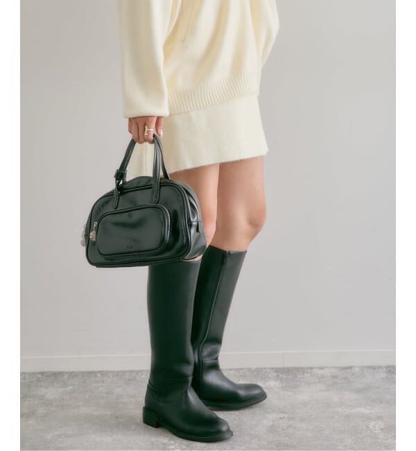 U by SPICK&SPAN「FLUFFYニットミニスカート」|スカート|