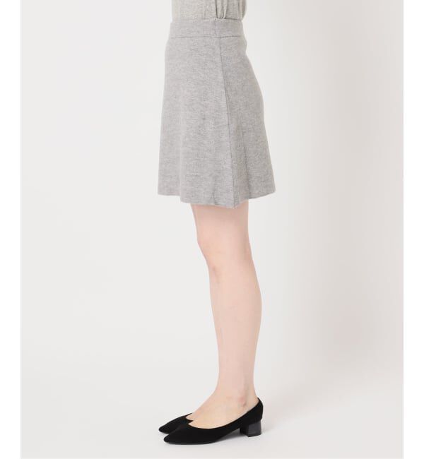 U by SPICK&SPAN「FLUFFYニットミニスカート」|スカート|