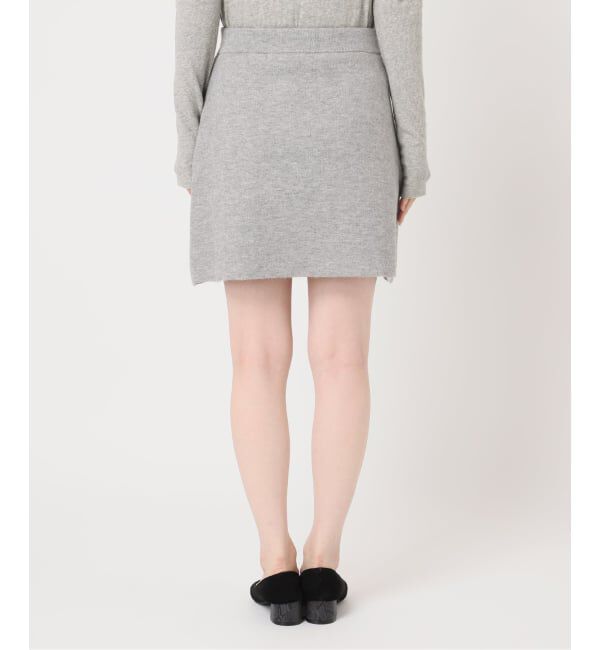 U by SPICK&SPAN「FLUFFYニットミニスカート」|スカート|
