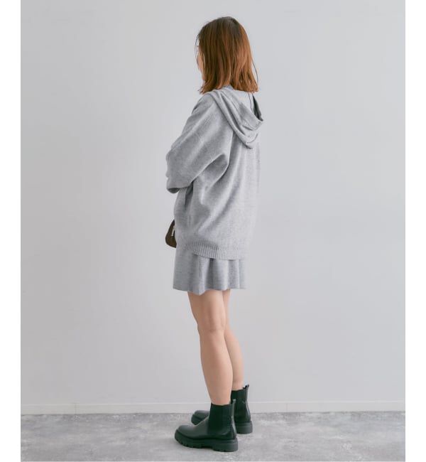 U by SPICK&SPAN「FLUFFYニットミニスカート」|スカート|