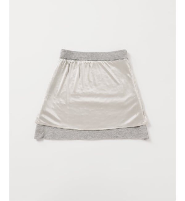 U by SPICK&SPAN「FLUFFYニットミニスカート」|スカート|