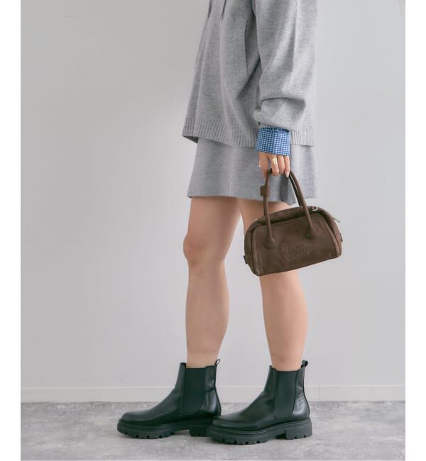 U by SPICK&SPAN「FLUFFYニットミニスカート」|スカート|