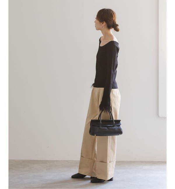 NOBLE「オーストリッチカフスタイトニット」|ニット・セーター|