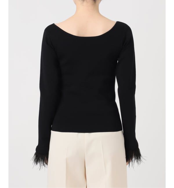 NOBLE「オーストリッチカフスタイトニット」|ニット・セーター|