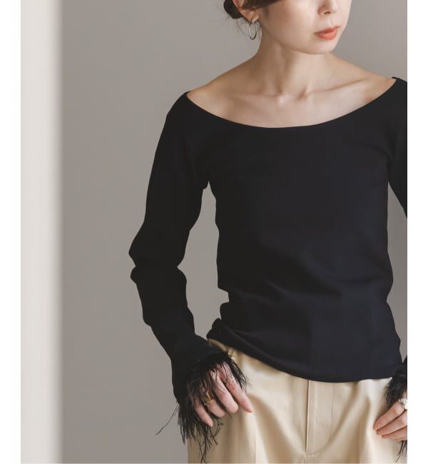 NOBLE「オーストリッチカフスタイトニット」|ニット・セーター|