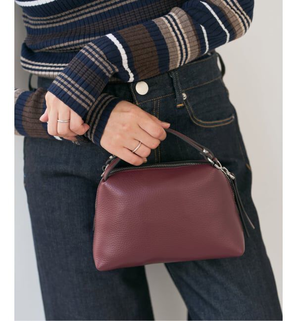 Spick and Span「GIANNI CHIARINI / ジャンニ キアリーニ ALIFA」|ショルダー・メッセンジャー|ボルドー