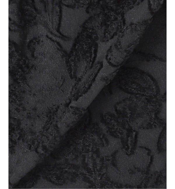 Spick and Span「フラワージャガード クルーネックブラウス」|シャツ・ブラウス|