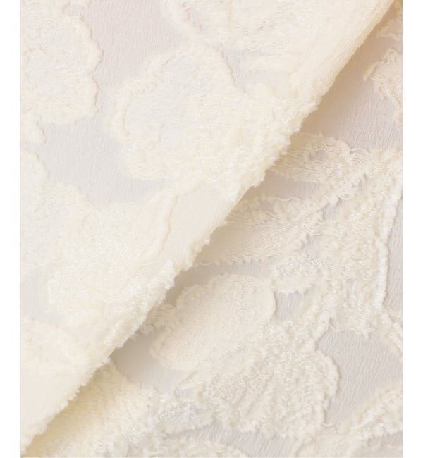 Spick and Span「フラワージャガード クルーネックブラウス」|シャツ・ブラウス|