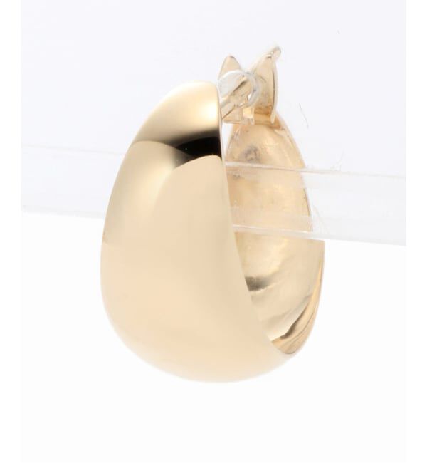 Lilas by Spick&Span「三日月フープピアス K10（両耳）」|ピアス|