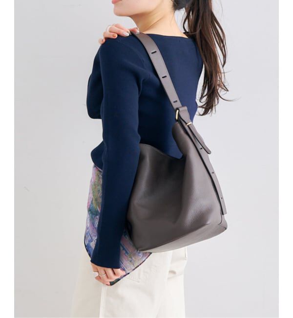 U by SPICK&SPAN「《予約》【AULENTTI / オウレンティ】 ショルダーBAG」|ショルダー・メッセンジャー|ブラウン