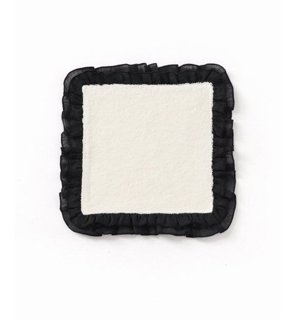  「【BORGO DELLE TOVAGLIE/ボルゴ デレ トヴァーリ】別注フリルミニタオル」|ハンカチ|グレーA