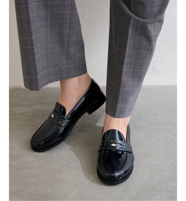  「TEMPERATE/テンパレイト COLLON LOAFER」|ローファー|ブラック