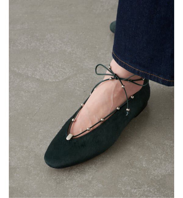 GRISE「GRISEレザーメタルボールツキバレリーナ」|その他|