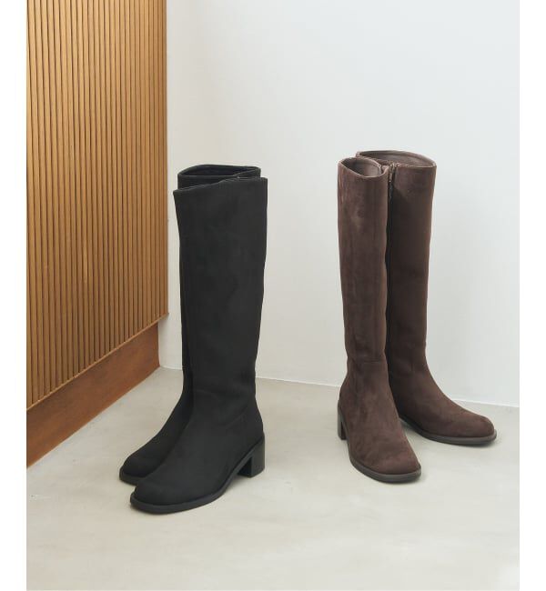  「5cmストレートロングブーツ」|ロングブーツ|