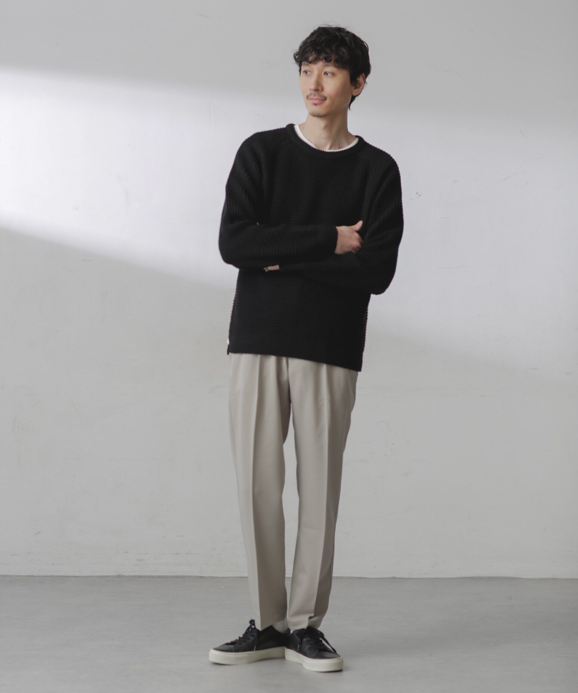 nano･universe「ALWAYS EASY ワンタックスラックス」|スラックス|