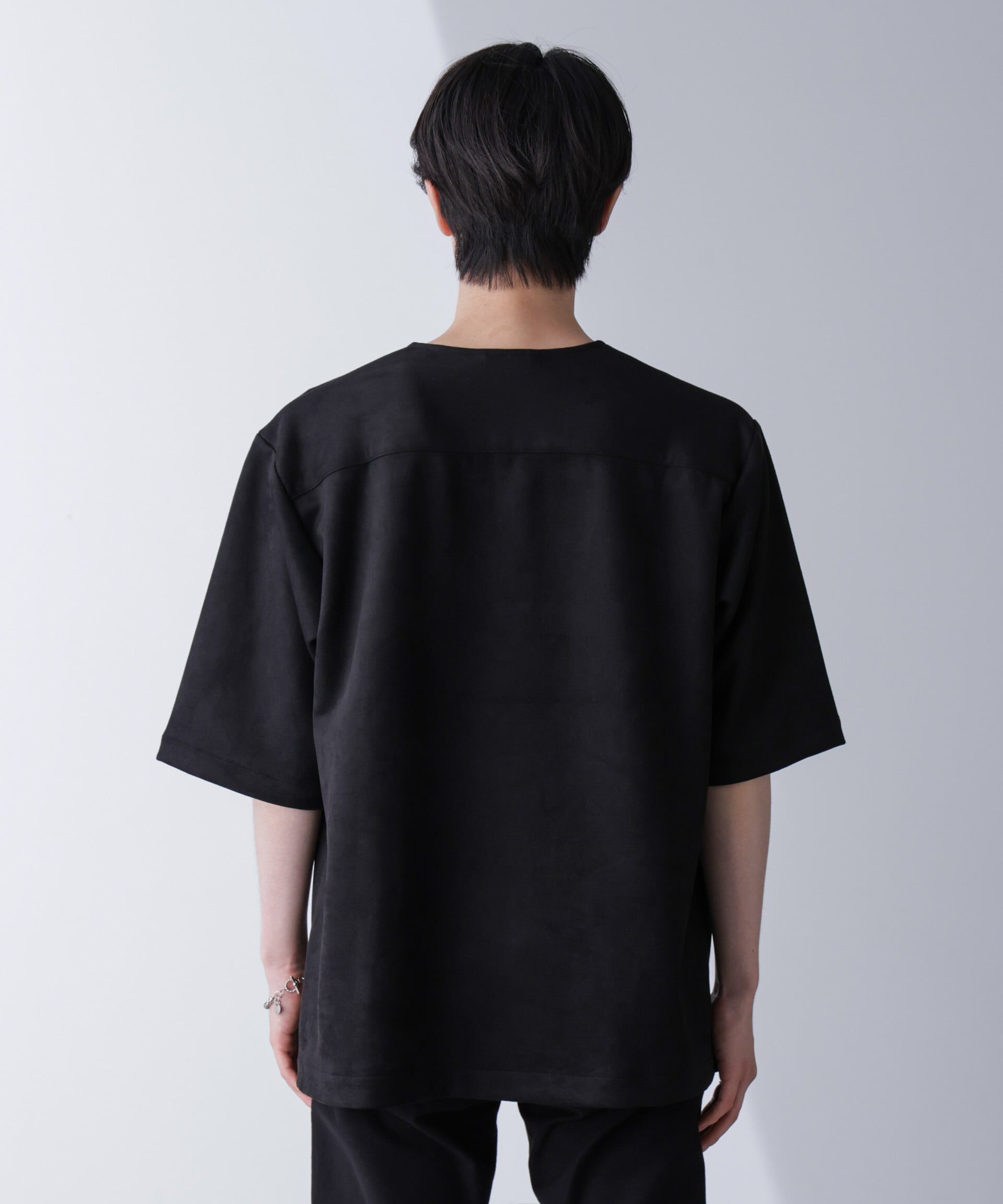 nano･universe「フェイクスエードリラックスTシャツ 半袖」|Tシャツ・カットソー|