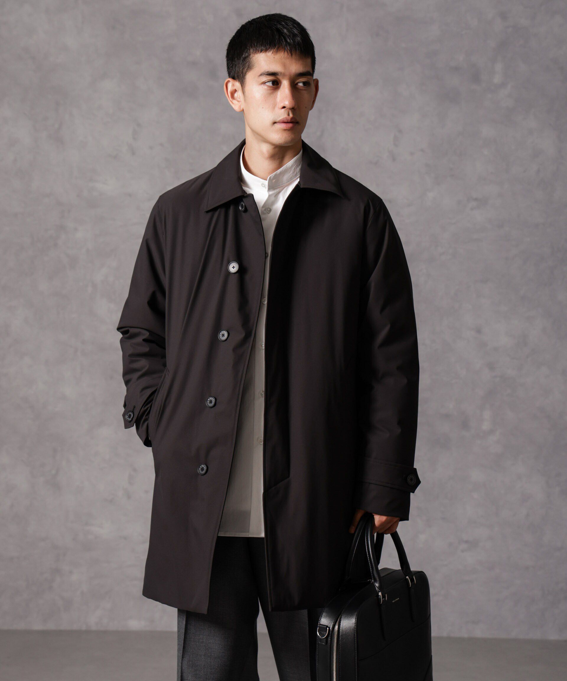 nano･universe「「西川ダウン(R)」ステンカラーダウン」|ダウン|