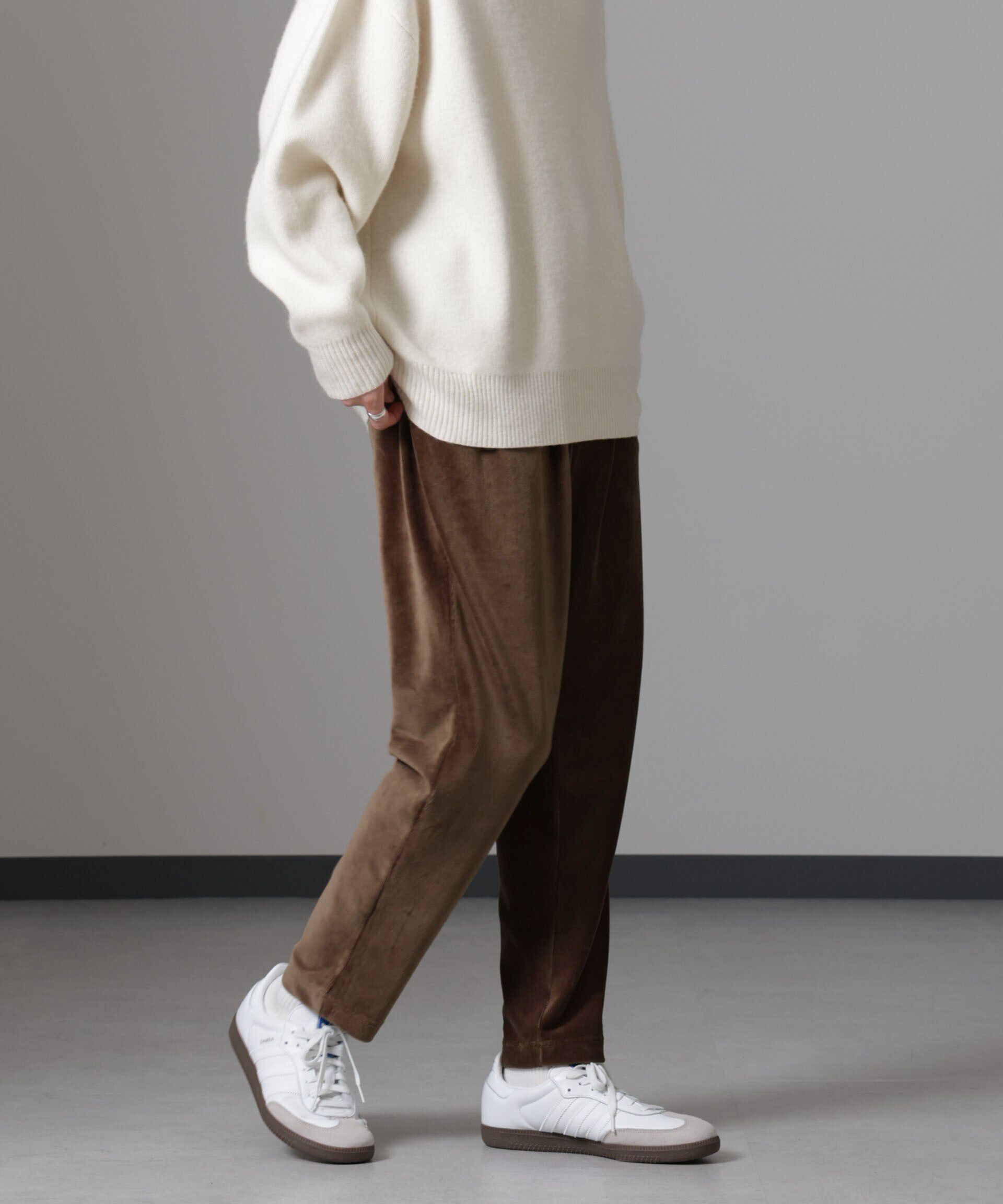 nano･universe「カットコーディロイロングパンツ」|チノ|